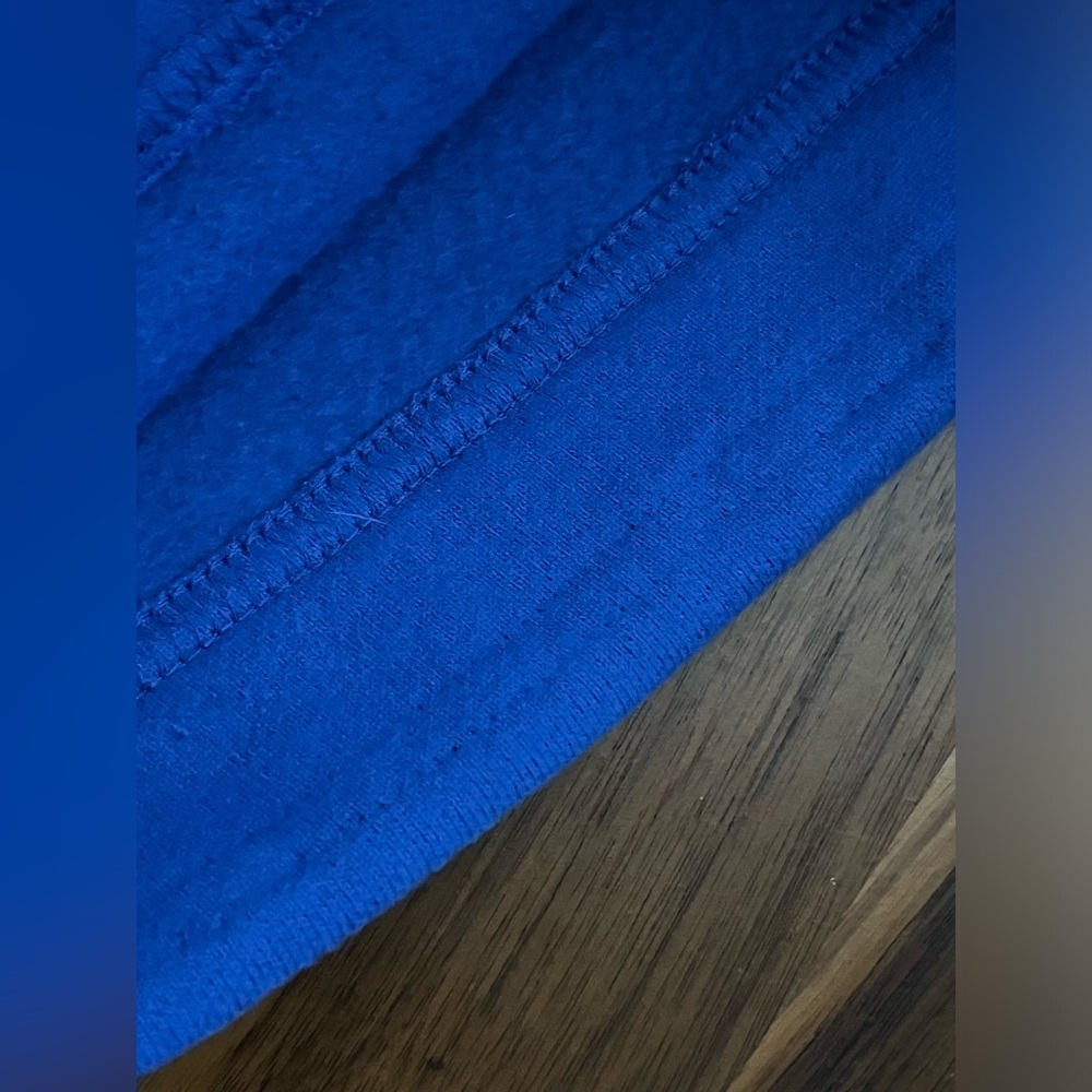 Aritzia TNA Sweatfleece Cozy Fleece Cargo Mega Fit Sweatpants in Jazz Blue, NEW - Picture 9 of 17